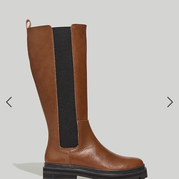 NWT Madewell Pull-on Tall Lugsole Boots color stable - Picture 4 of 7